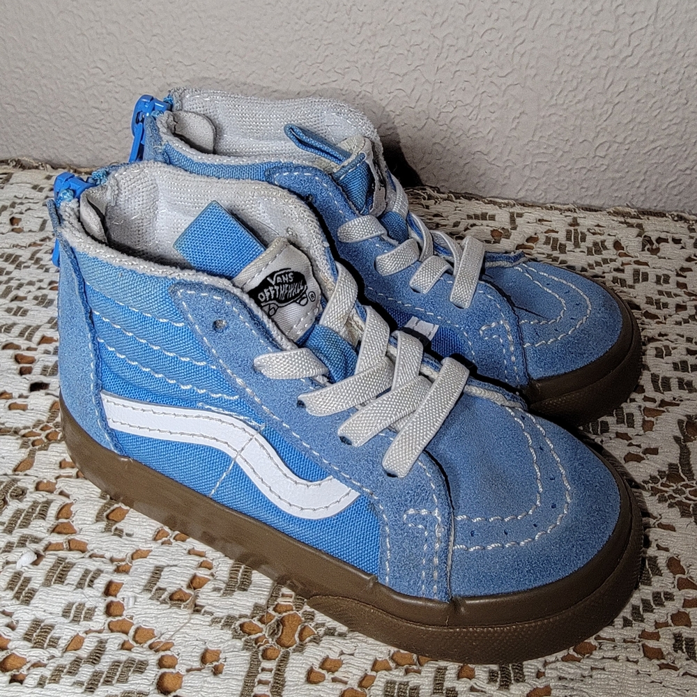 Vans Kids Blue High-Top Sneakers